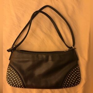 XOXO Black Studded Shoulder Bag